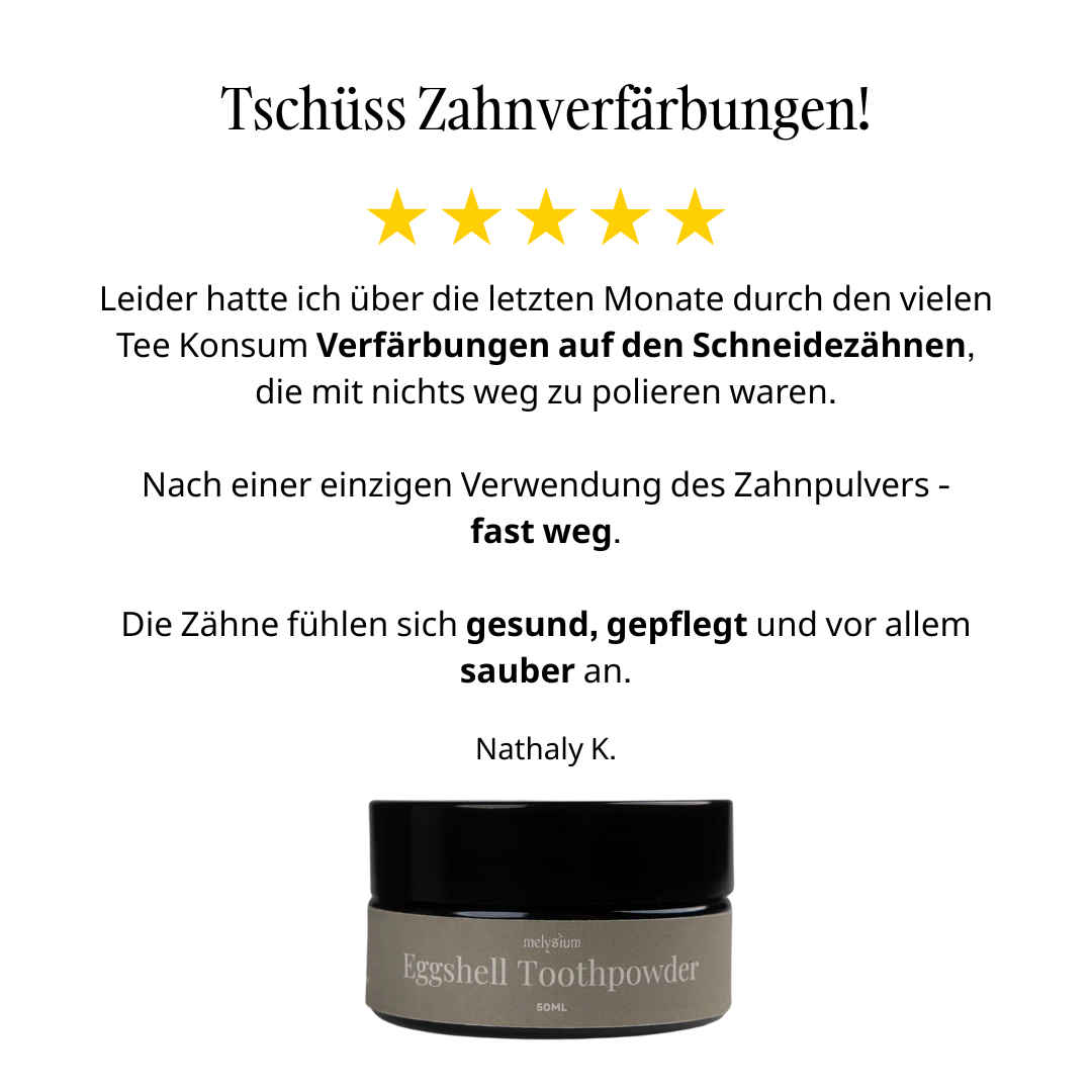 Aufhellendes und remineralisierendes Zahnpulver